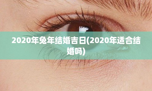 2020年兔年结婚吉日(2020年适合结婚吗)