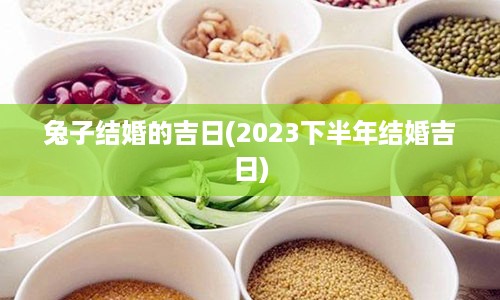 兔子结婚的吉日(2023下半年结婚吉日)