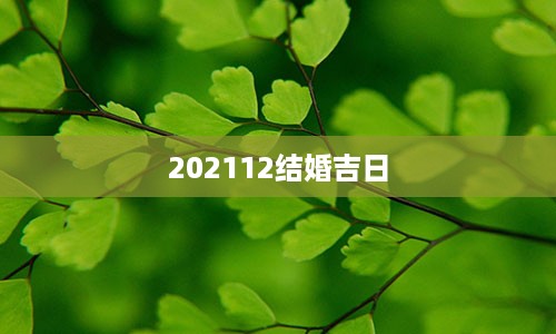 202112结婚吉日