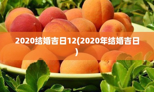 2020结婚吉日12(2020年结婚吉日)