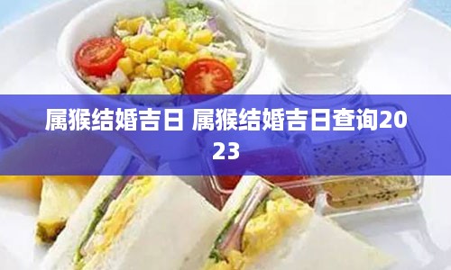 属猴结婚吉日 属猴结婚吉日查询2023