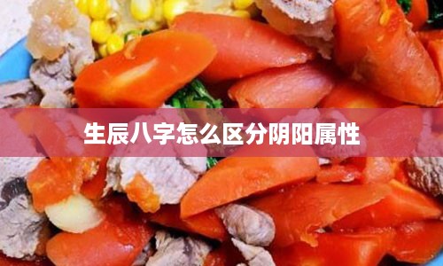 生辰八字怎么区分阴阳属性