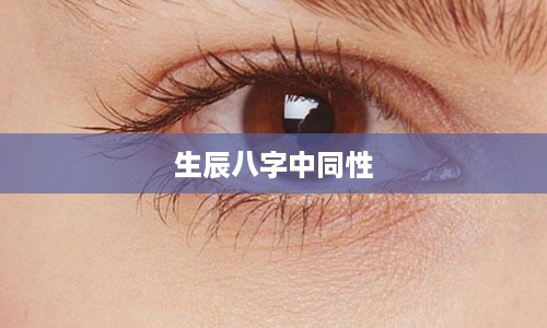 生辰八字中同性