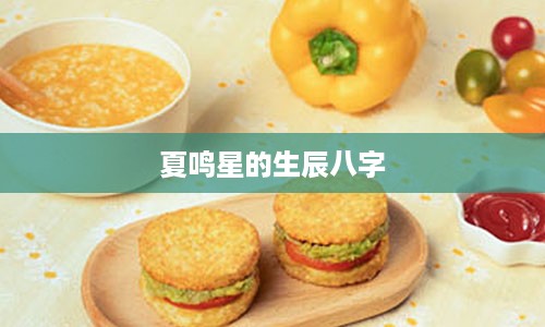 夏鸣星的生辰八字