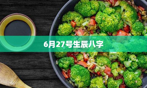 6月27号生辰八字