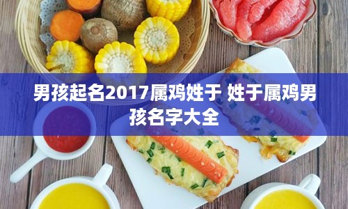 男孩起名2017属鸡姓于 姓于属鸡男孩名字大全