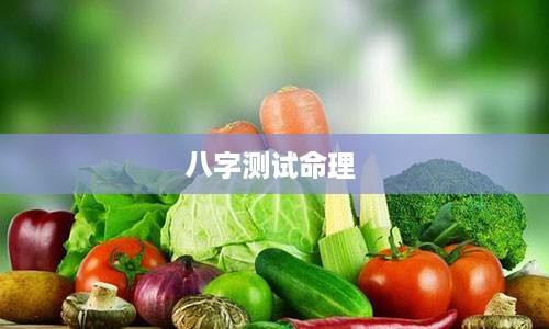 八字测试命理 