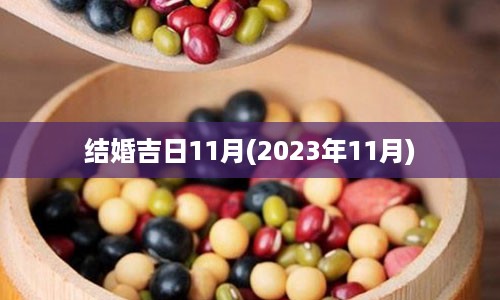 结婚吉日11月(2023年11月)