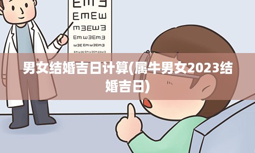 男女结婚吉日计算(属牛男女2023结婚吉日)