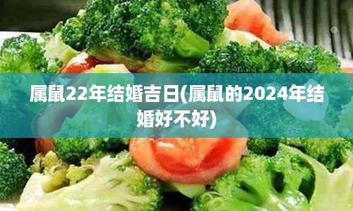 属鼠22年结婚吉日(属鼠的2024年结婚好不好)