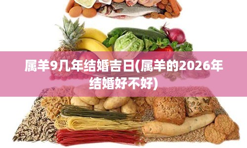 属羊9几年结婚吉日(属羊的2026年结婚好不好)