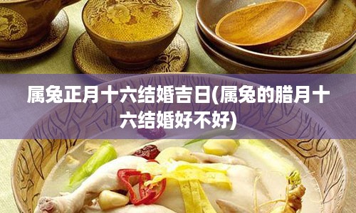 属兔正月十六结婚吉日(属兔的腊月十六结婚好不好)