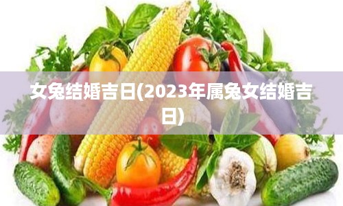 女兔结婚吉日(2023年属兔女结婚吉日)